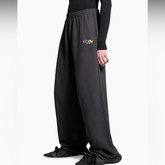 Balenciaga Other - Balenciaga Ebay Sweatpants Baggy Black Size Small